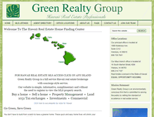 Tablet Screenshot of greenrealtygrouphawaii.com